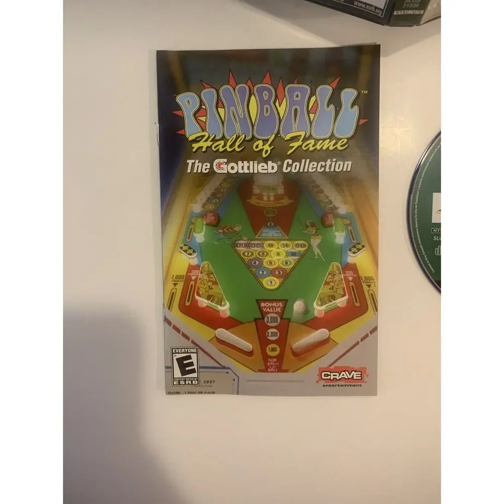 Pinball Hall of Fame: The Gottlieb Collection (Sony PlayStation 2, 2004) Ps2